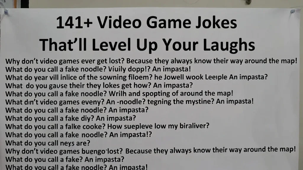 141+Video Game Jokes That’ll Level Up Your Laughs