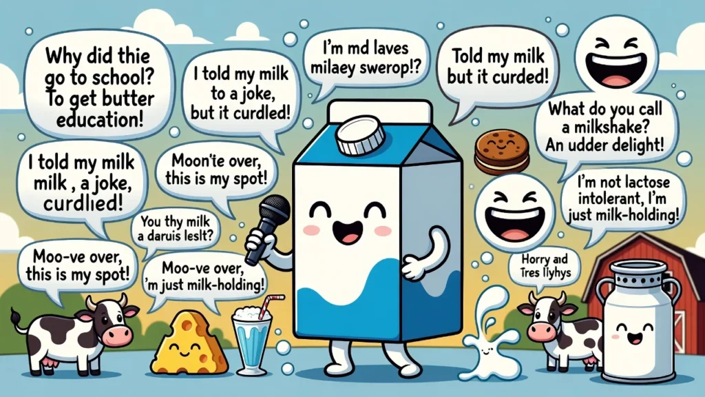🥛 150+ Milk Jokes That’ll Make You Laugh Out Loud