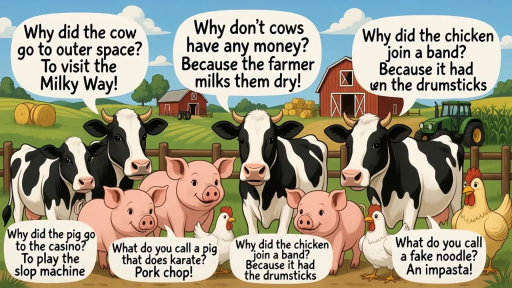 151+Farm Jokes That’ll Make You Laugh Out Loud 🐄🌾