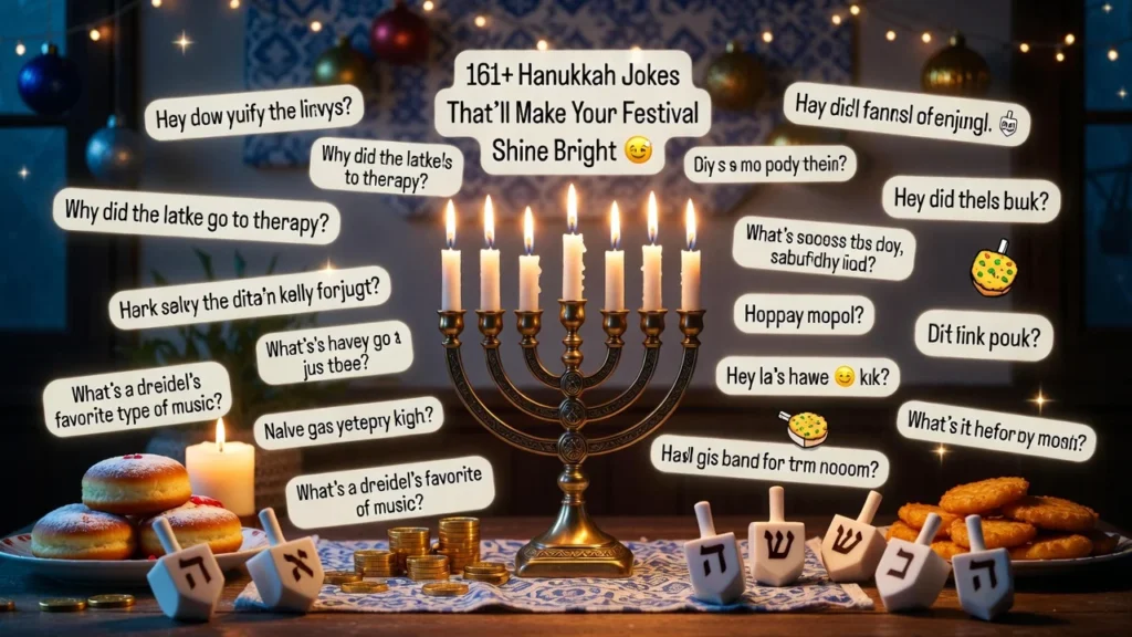 3. Short & Sweet Hanukkah Jokes for Kids 👶