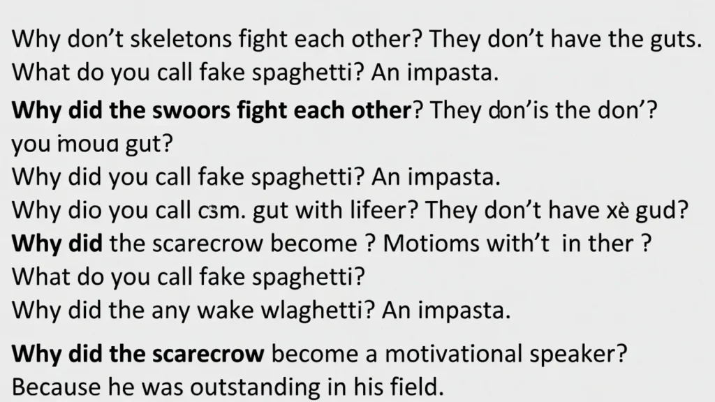 Clever Short Jokes With Smart Punchlines