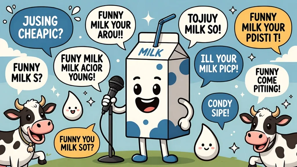 😄 Best Milk Puns That Are Creamy Smooth