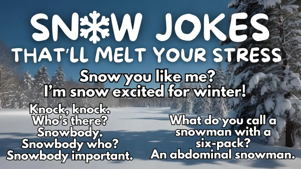 Clean Snow Jokes Kids Will Absolutely Love 🧒