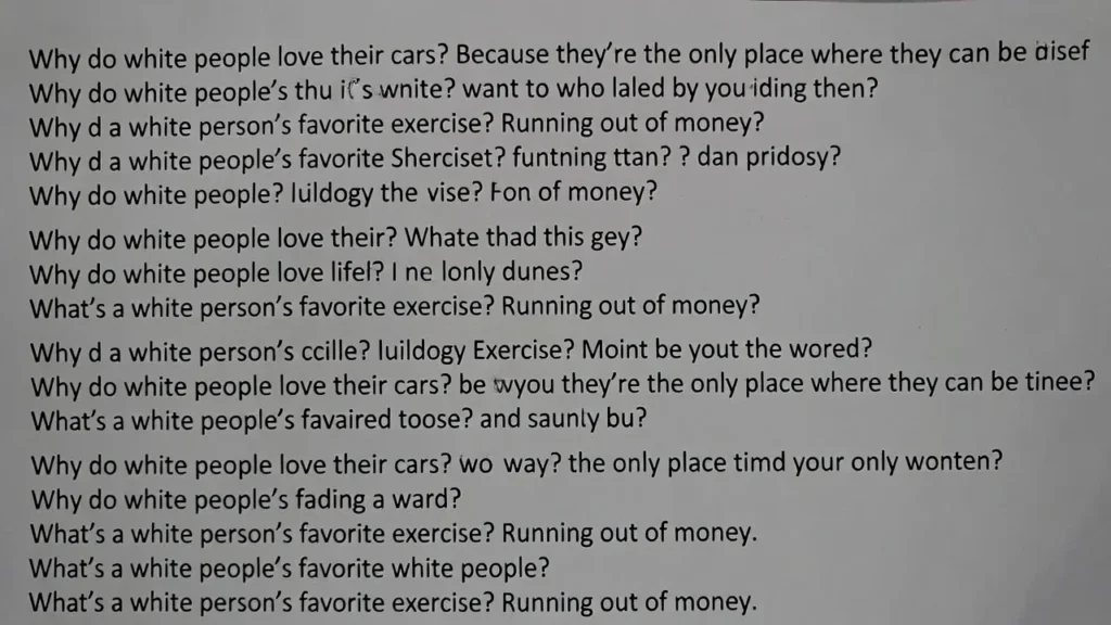 Clean White People Jokes for Everyone