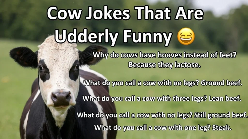Clever Cow Jokes With Wordplay