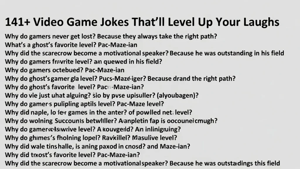 🎧 Console Gaming Jokes You’ll Love