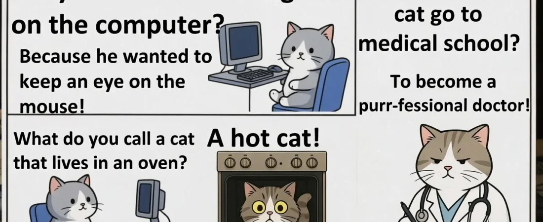 151+Funny Cat Jokes That Will Make You Laugh Out Loud