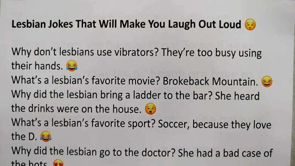 Lesbian Relationship Jokes 💕
