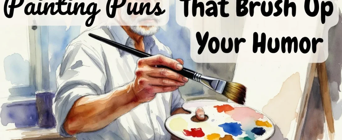 171+Painting Puns That Brush Up Your Humor