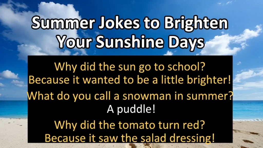 Poolside Summer Jokes