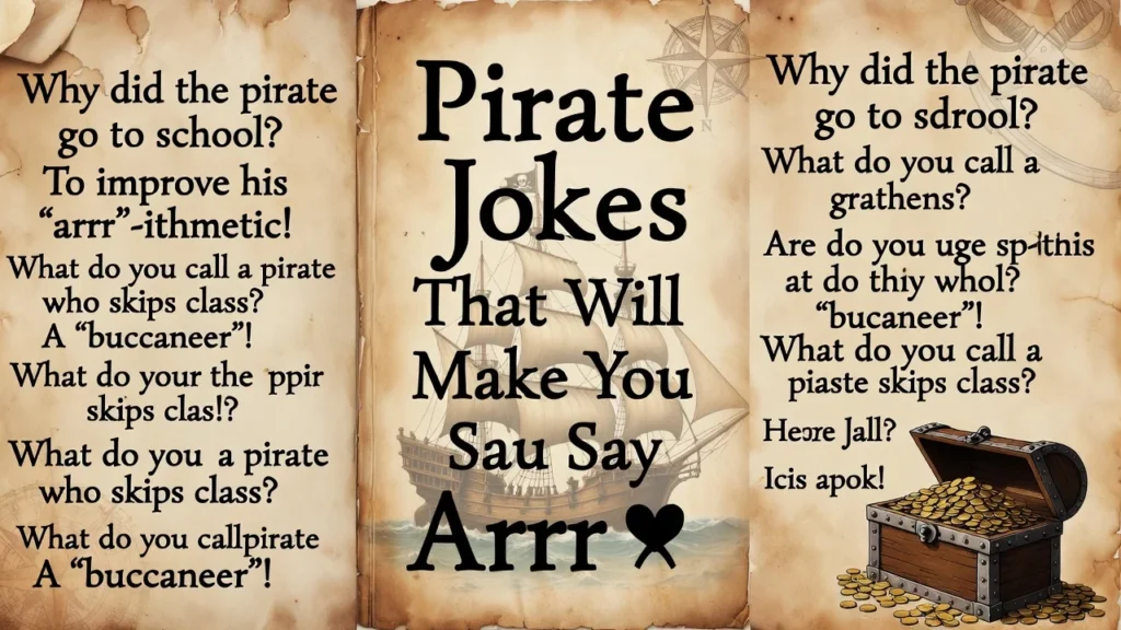 Short Pirate Jokes That Hit Fast