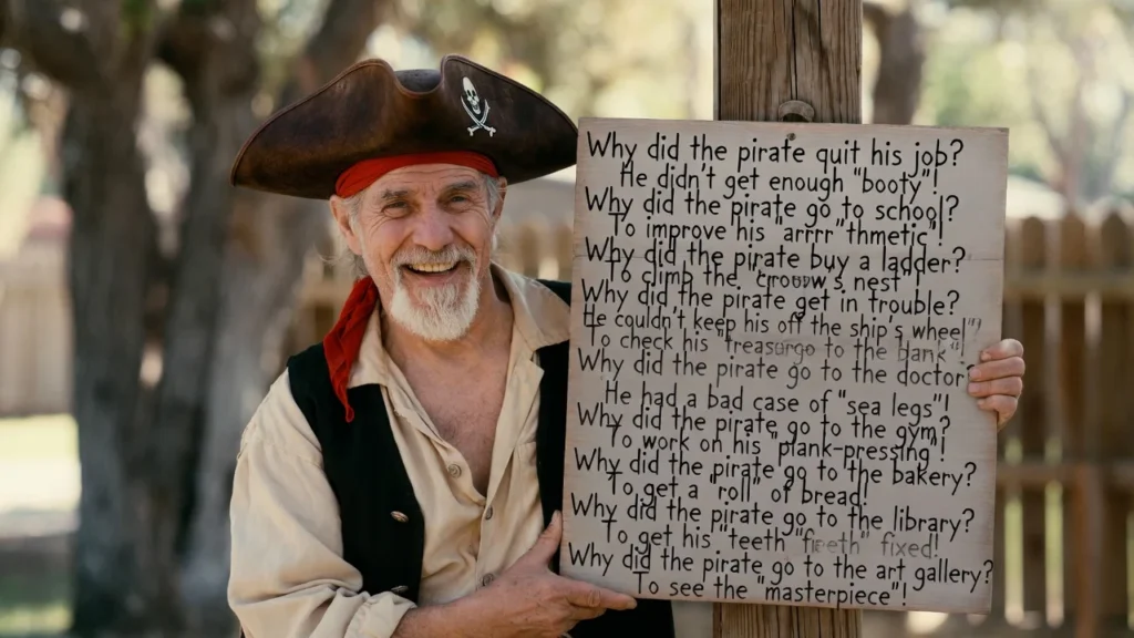 Silly Pirate Jokes to Share with Friends