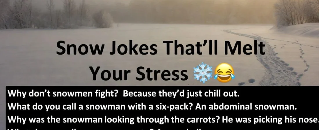 155+ Snow Jokes That’ll Melt Your Stress ❄️😂