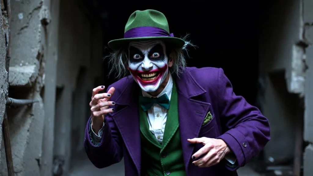 Stylish Joker Batman Outfit Lines