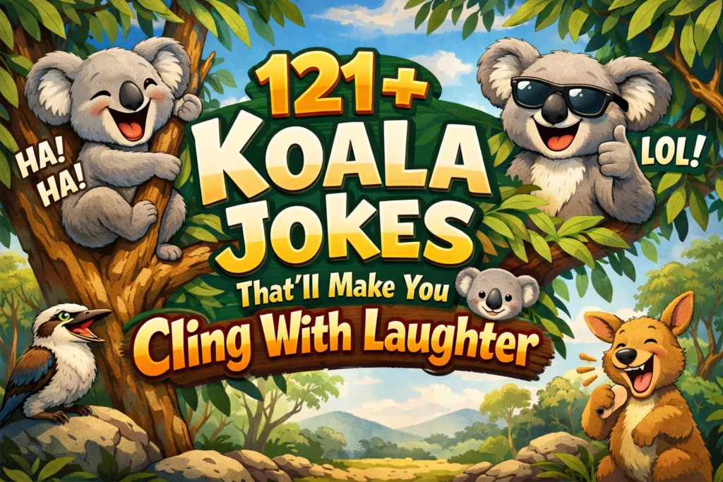 121+Koala Jokes That’ll Make You Cling With Laughter🐨
