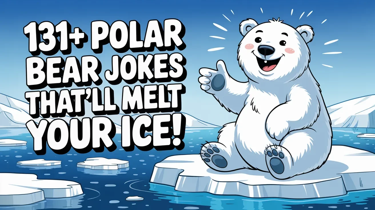 131+Polar Bear Jokes That’ll Melt Your Ice!🐻‍❄️