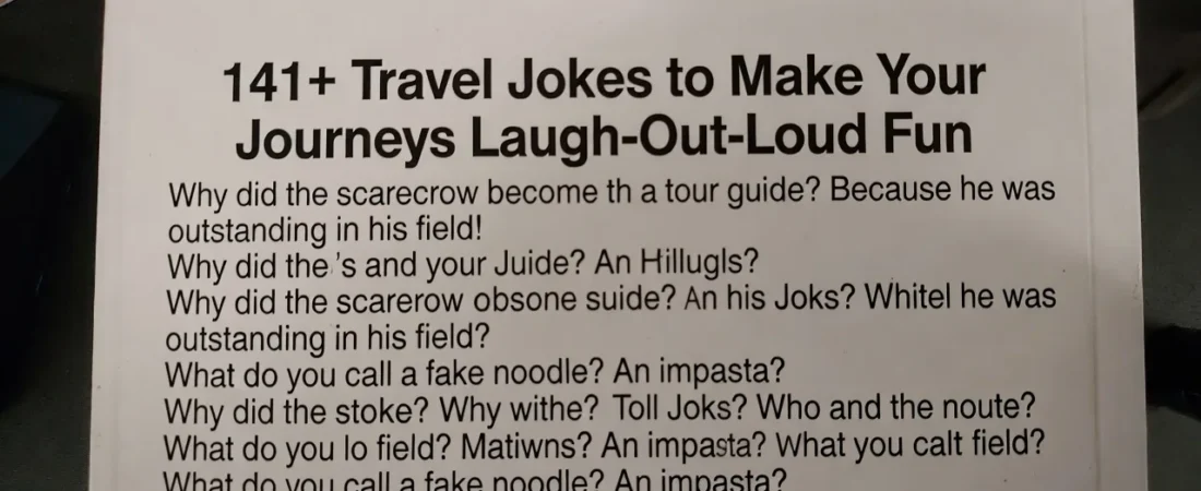 141+Travel Jokes to Make Your Journeys Laugh-Out-Loud Fun