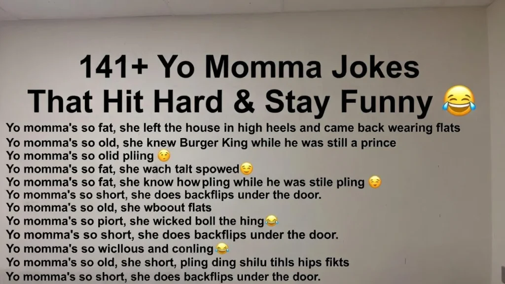 141+Yo Momma Jokes That Hit Hard & Stay Funny 😂