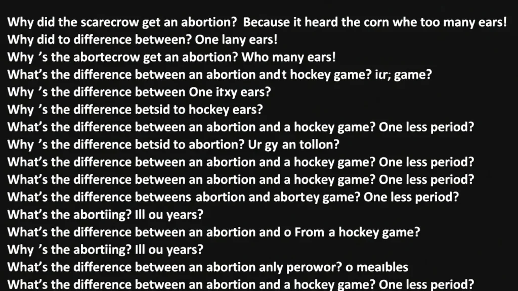 175+Abortion Jokes That Are Clever, Not Crude 😄