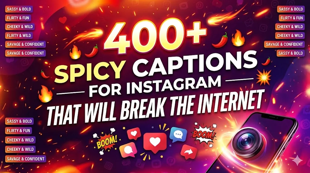 400+Spicy Captions for Instagram That Will Break the Internet