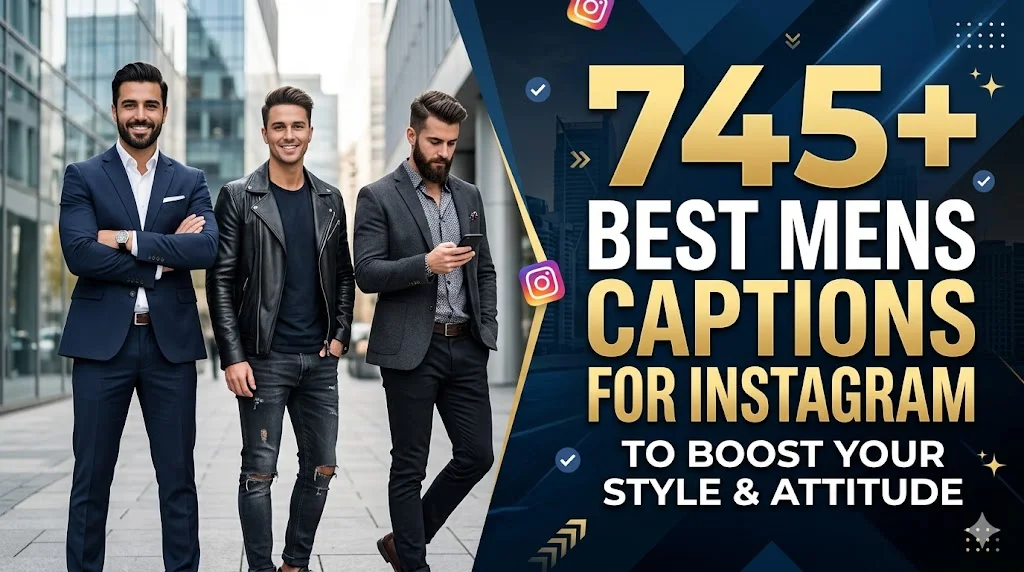 745+ Best Mens Captions for Instagram to Boost Your Style & Attitude