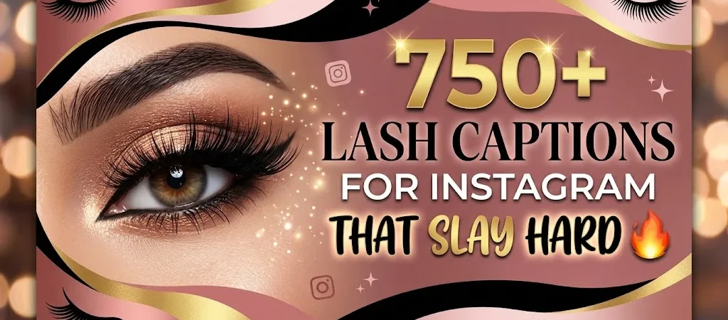 750+Lash Captions for Instagram That Slay Hard 🔥