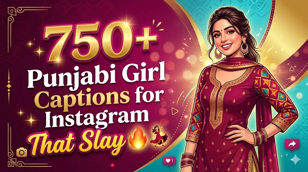750+Punjabi Girl Captions for Instagram That Slay 🔥💃