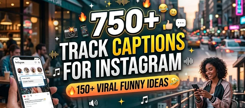 Track Captions for Instagram: 750+ Viral Funny Ideas 🔥