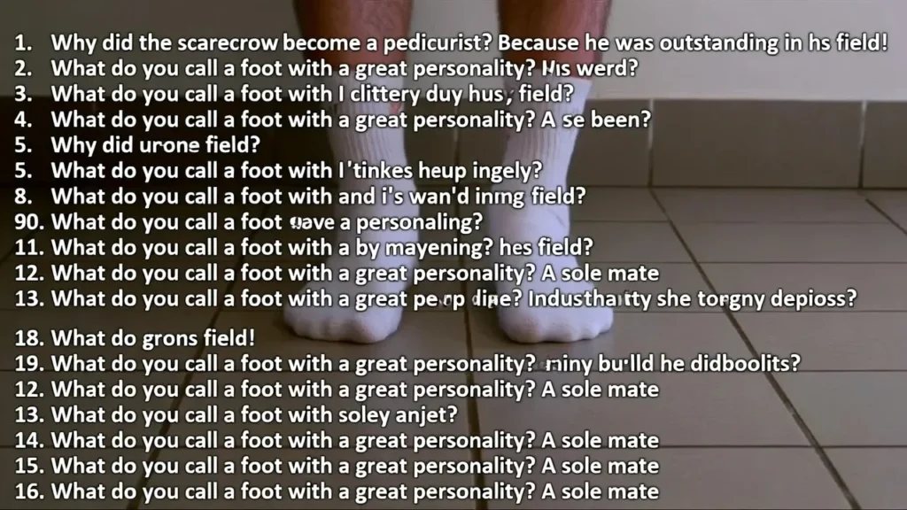 Clean Feet Jokes for Everyone 👨👩👧👦