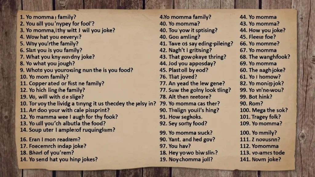 Clever Yo Momma Jokes with Wordplay 🧠