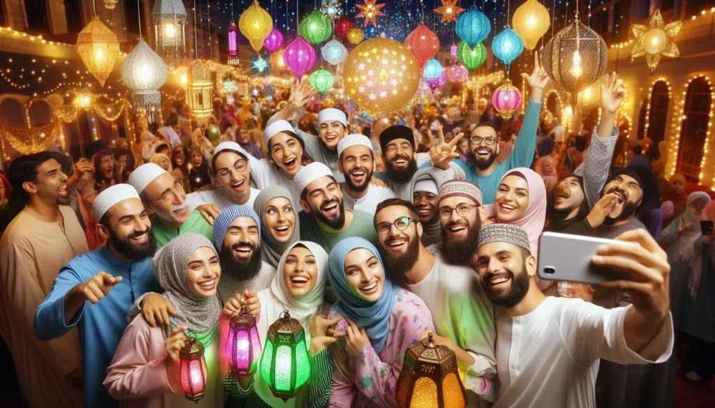 Cute Caption for Eid Pics with Family 🏡✨