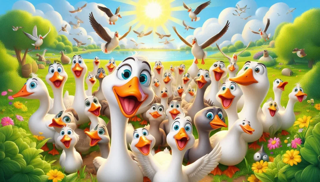 Goose Jokes About Angry Geese Chasing Humans