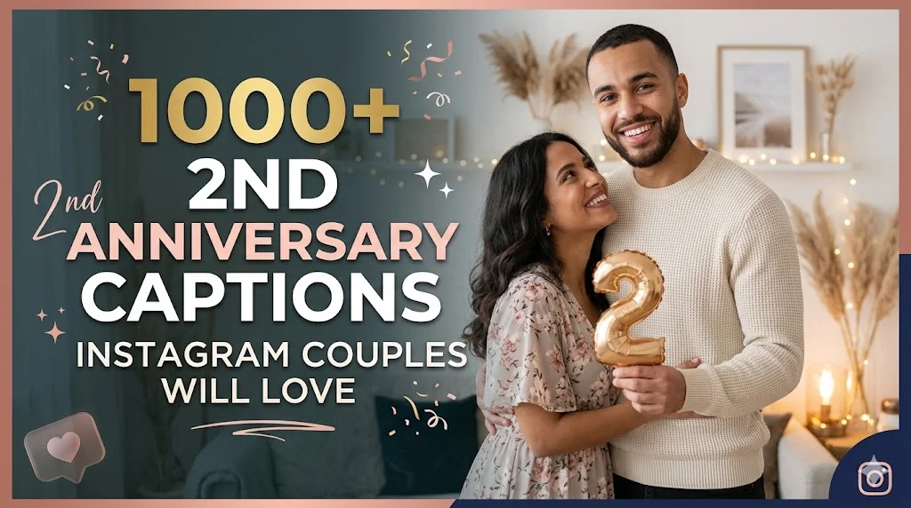 1000+2nd Anniversary Captions Instagram Couples Will Love