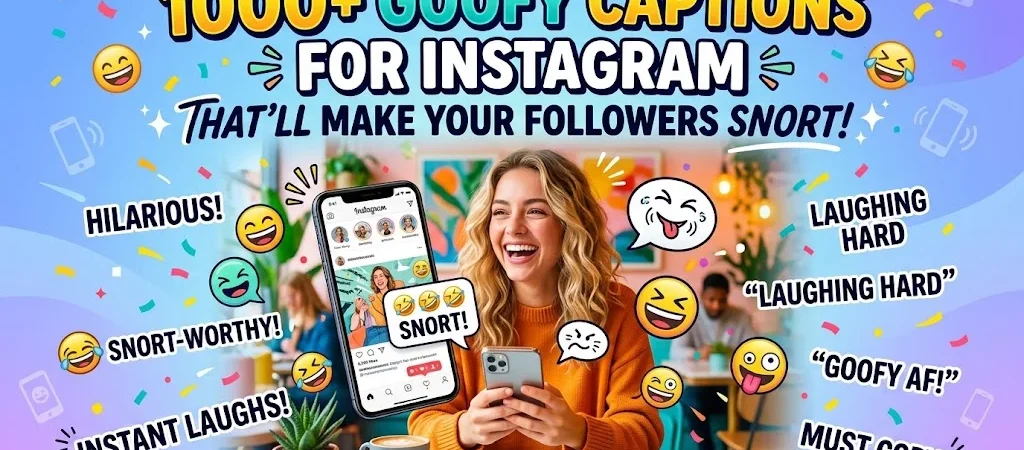 1000+Goofy Captions for Instagram That’ll Make Your Followers Snort