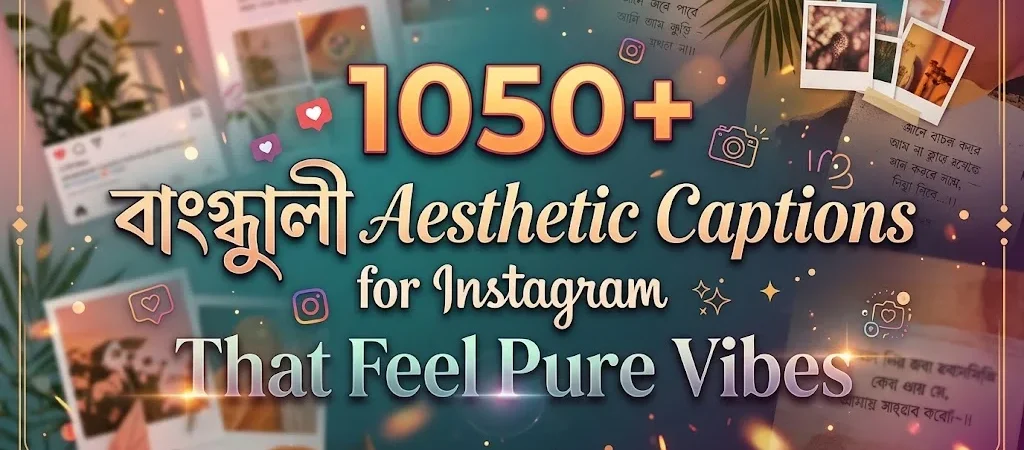 1050+Bengali Aesthetic Captions for Instagram That Feel Pure Vibes