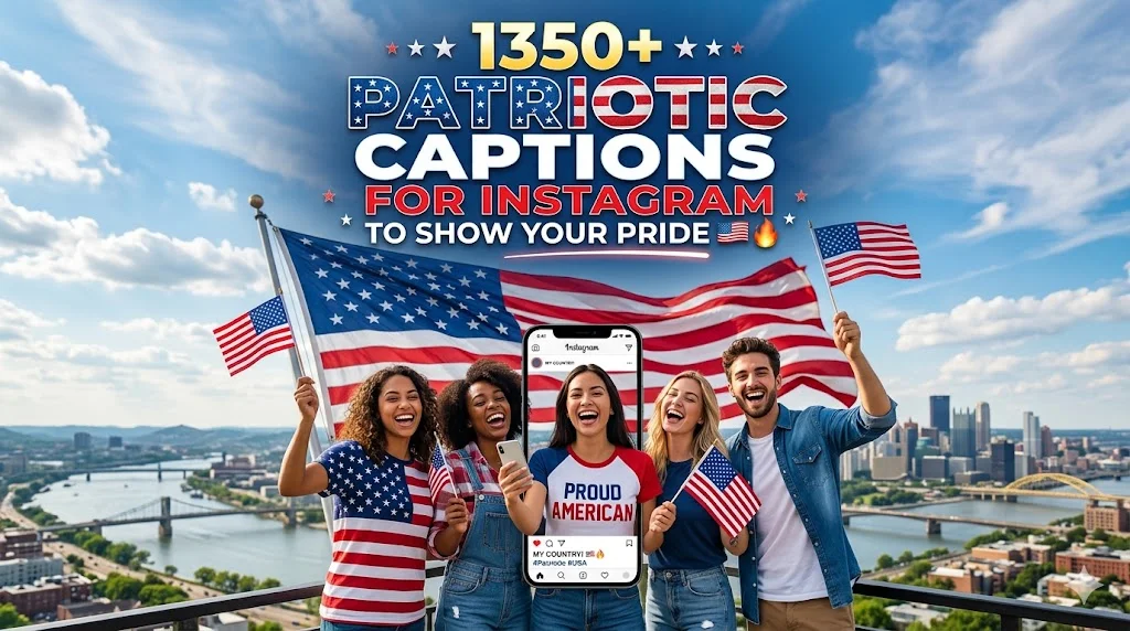 1350+ Patriotic Captions for Instagram to Show Your Pride 🇺🇸🔥