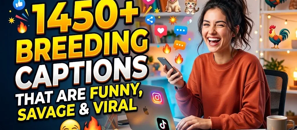 1450+ Breeding Captions That Are Funny, Savage & Viral ๐๐ฅ