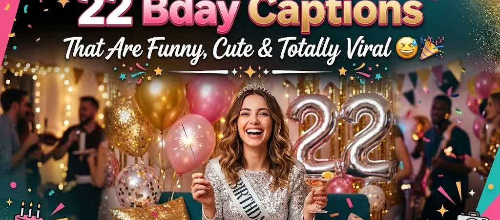 22 Bday Captions That Are Funny, Cute & Totally Viral ππ