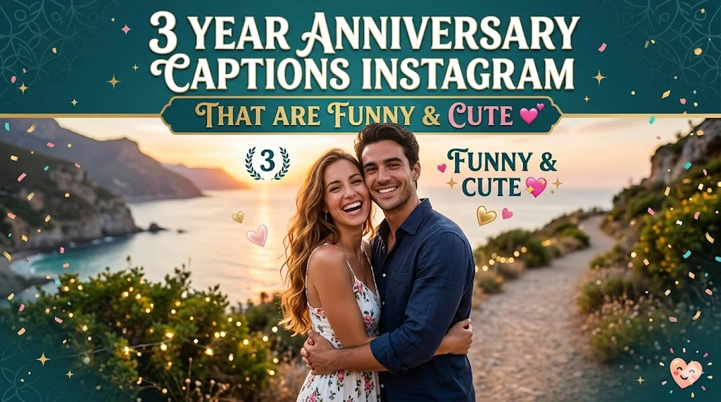3 Year Anniversary Captions Instagram That Are Funny & Cute 💕