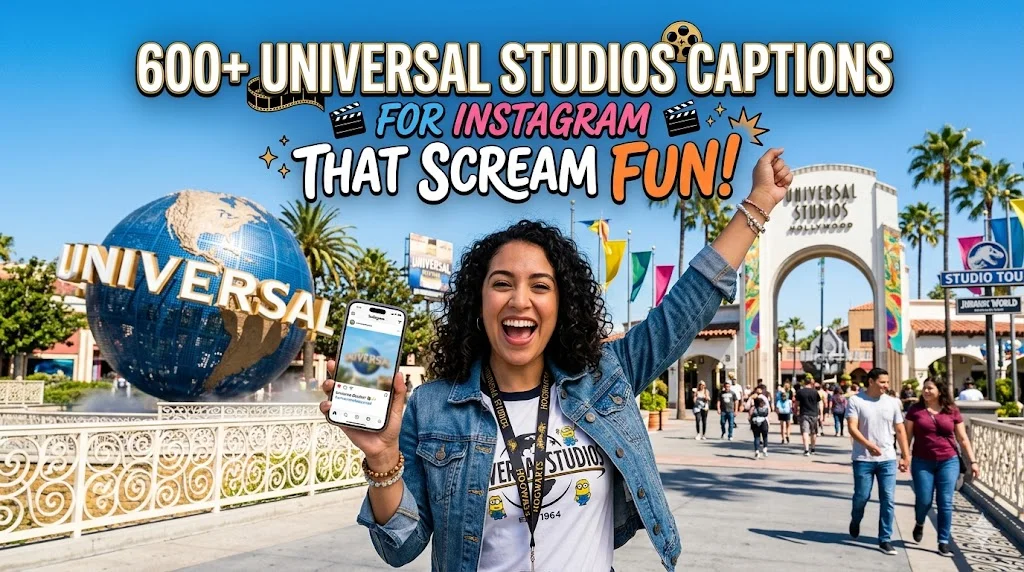 600+Universal Studios Captions for Instagram That Scream Fun