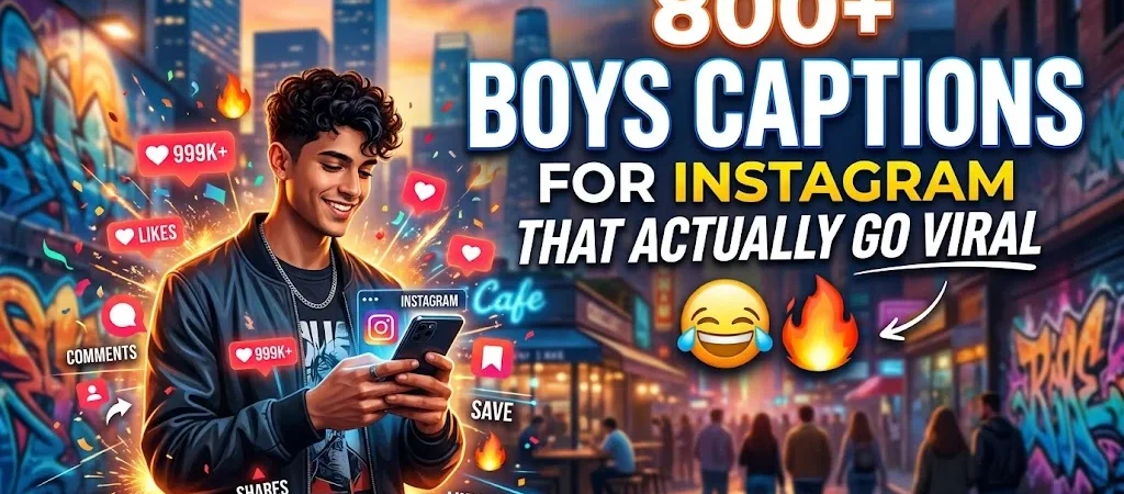 800+Boys Captions for Instagram That Actually Go Viral ππ₯