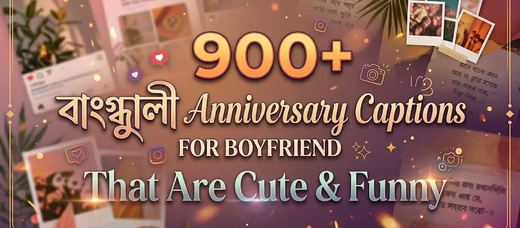 900+Anniversary Captions for Boyfriend That Are Cute & Funny