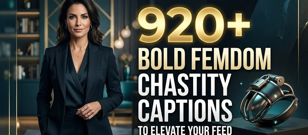 920+ Bold Femdom Chastity Captions to Elevate Your Feed