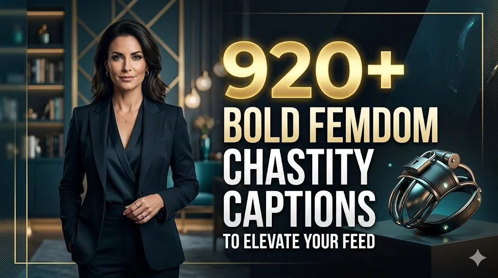 920+ Bold Femdom Chastity Captions to Elevate Your Feed