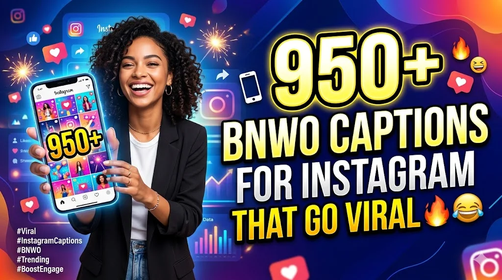 950+Bnwo Captions for Instagram That Go Viral 🔥😂