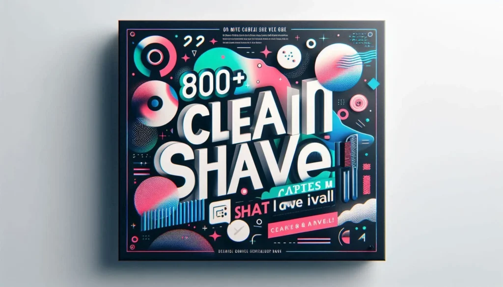 Aesthetic Clean Shave Captions for Instagram ✨