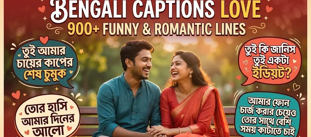 Bengali Captions Love: 900+ Funny & Romantic Lines