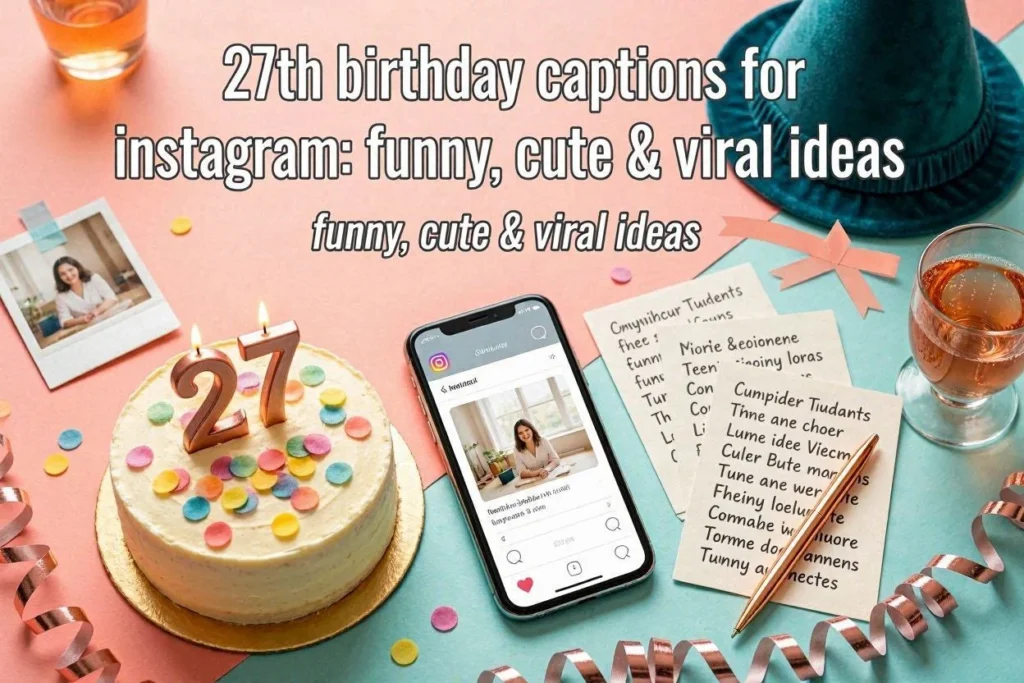 ✨ Best 27th Birthday Captions to Celebrate Your Special Day