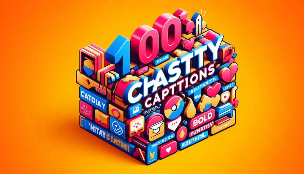 Cute Chastity Captions With Chaotic Energy β¨