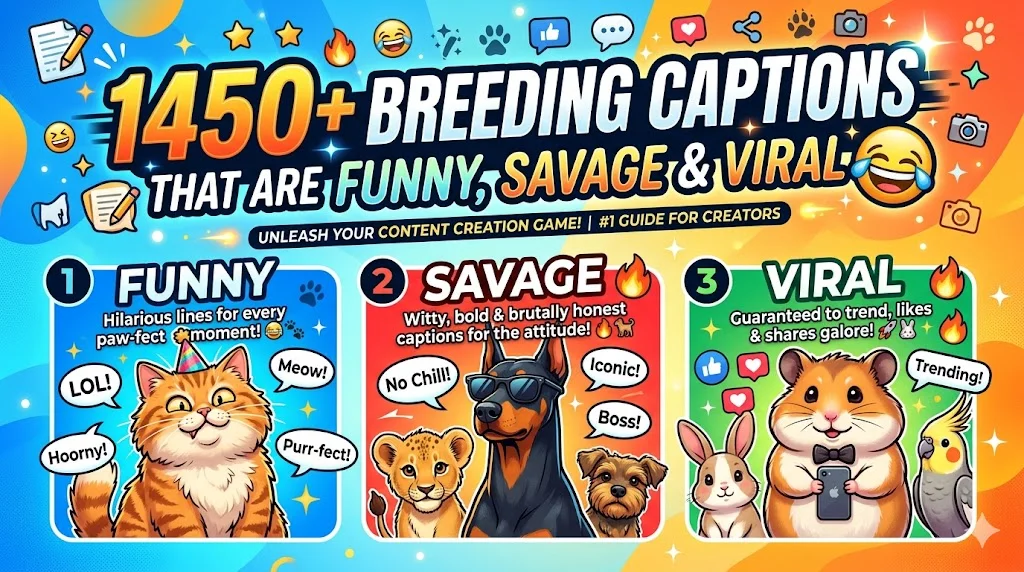 ๐พ Funny Breeding Captions That Deserve Attention